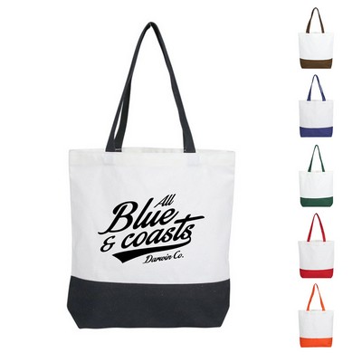Cotton Canvas Shopping Tote Bag