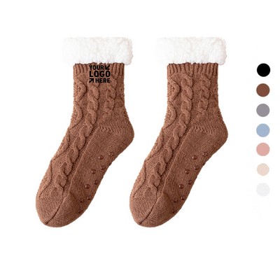 Women Non Slip Fuzzy Socks
