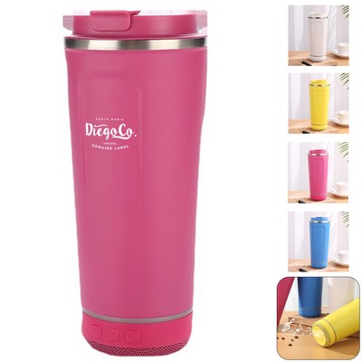 18oz Bluetooth Speaker Tumbler with Detachable Base