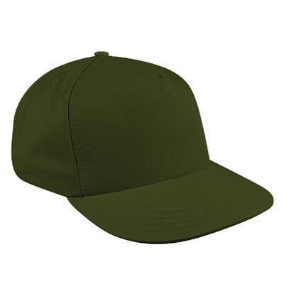 Solid Eyelets Organic Self Strap Skate Hat