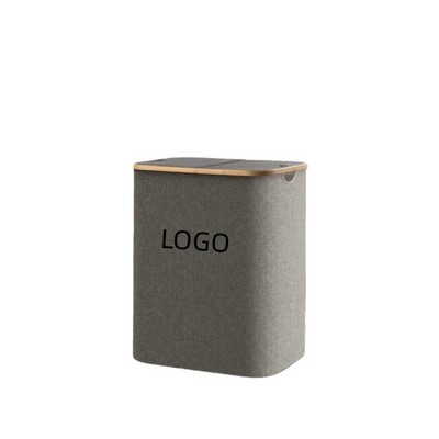 Fabric Foldable Laundry Basket For Household Use-Size S