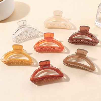 3.5"L Semi-circle Hair Clip Claw Clip for Women