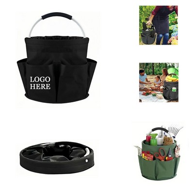 Portable Foldable Picnic Basketgarden Tool Basket