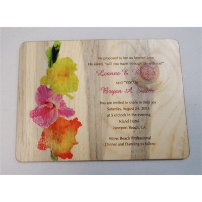 Hardwood Cards & Invitations