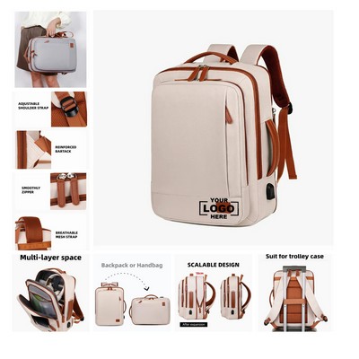 Women Shoulder Bag Luggage Business Trips Travel Handbag Laptops Backpack