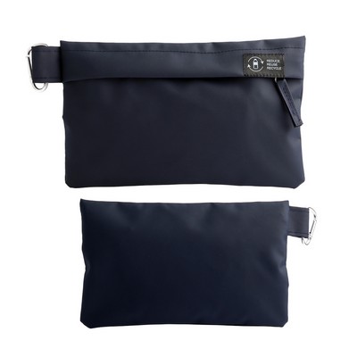 Lakeshore Recycled Nylon Utility Pouch with Carabiner