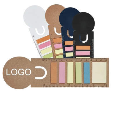 Multi-Function Ruler Sticky Note Bookmarks