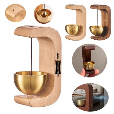 Magnetic Attached Wooden Shopkeeper Doorbell Wind Chime