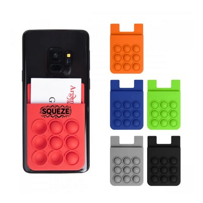 Push Pop Phone Wallet