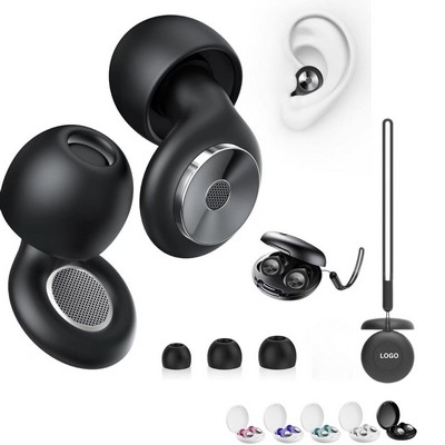 High-Fidelity Noise Canceling Silicone Earplugs with Case