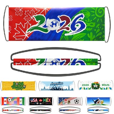 2026 World Cup Two Hand Stretch Fan Flag
