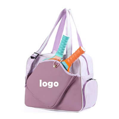 15 1/3" Multi functional Pickleball Paddle Tote Bag W/ Shoe Compartment