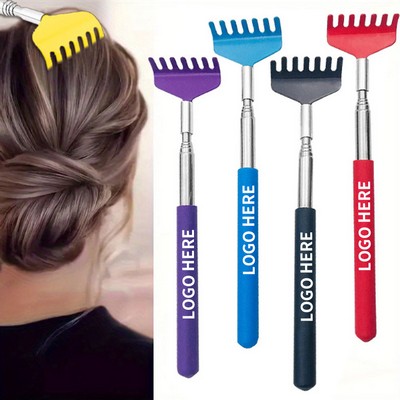 Multi-Colored Adjustable Metal Back Scratcher