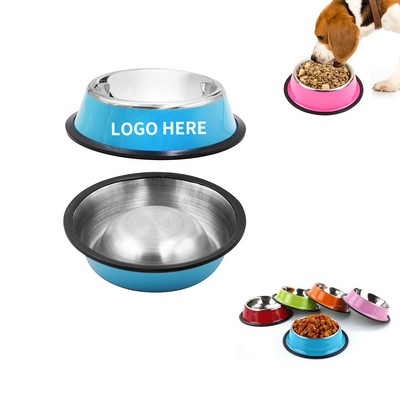 Vibrant Steel Pet Food Dishes