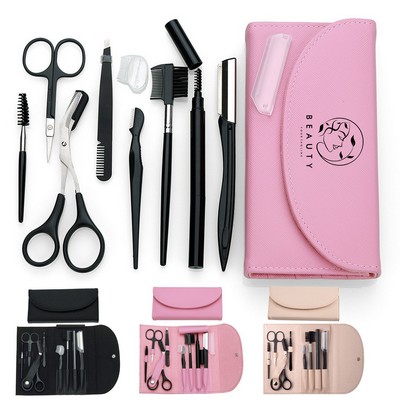 Professional Eyebrow & Facial Grooming Kit with Travel Case