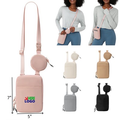Crossbody Bag with Removable Coin Purse