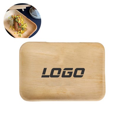 9" X 6" Rectangle Palm Leaf Plates