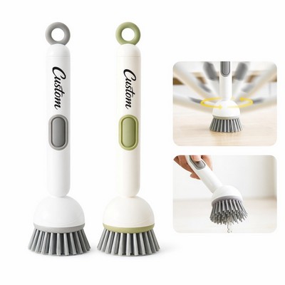 Refillable Long Handle Rotating Dish Brush
