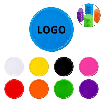 Full Color Round Plastic Tokens