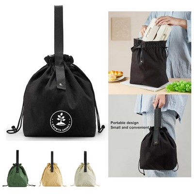 Insulated Canvas Lunch Bag
