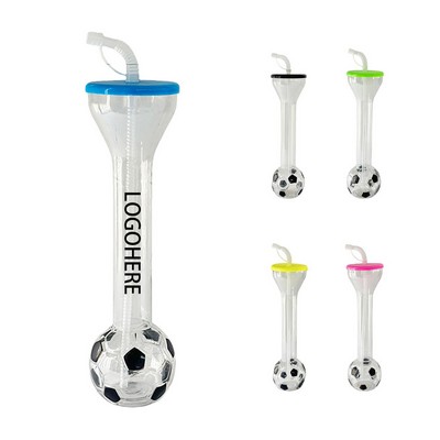 World Cup Soccer Disposable Straw Cup