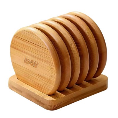 Wooden Coasters Set Of 6 Pieces