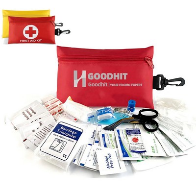 Mini First Aid Kit Emergency Survival Pouch Hiking Camping