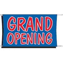 Heavy-Duty Scrim Catch All Banner (Grand Opening) (3' x 5')