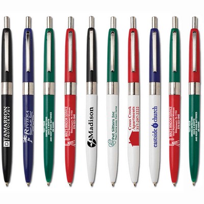 Chrome Trim Ballpoint Pen