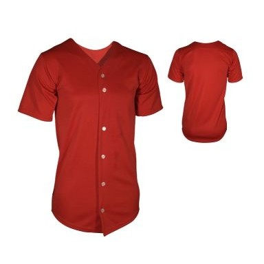 Adult Cool Mesh Pro-Style Full Button Baseball Jersey