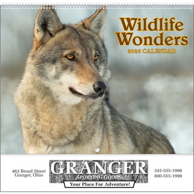 Wildlife Wonders 12 Subject Appointment Calendar