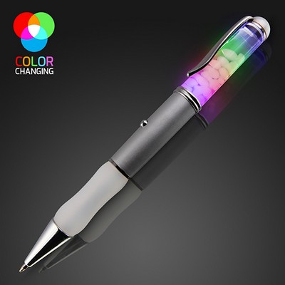 Floating Pebbles Light Up Pen - BLANK