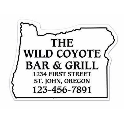 Oregon State Shape Magnet - Full Color