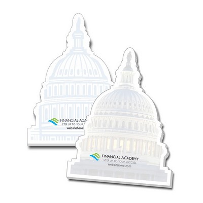 Adhesive Note Shape - Capitol Dome (3.75x4.875) - 50 Sheets