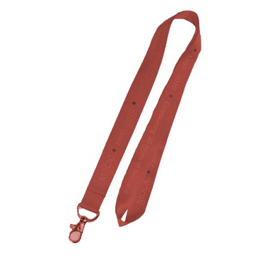 5/8" Maroon Nylon Lanyard (15 Mil)