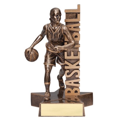 Basketball, Female - Billboard Resins - 6-1/2"