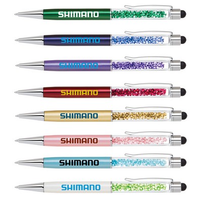 Crystalline III Ballpoint Pen w/Stylus