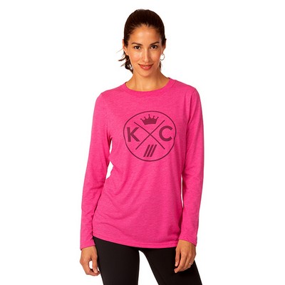PRIMEASE® Ladies' Tri-Blend Long Sleeve Tee