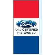 Double Faced Interceptor® Drape Flags- (Ford® Certified Pre-Owned)