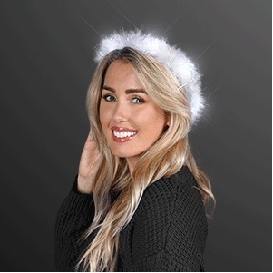 Light Up Angel Halo, LED Costume Headband - BLANK