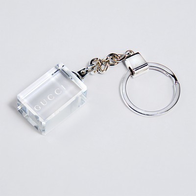 Clear Rectangle Keychain