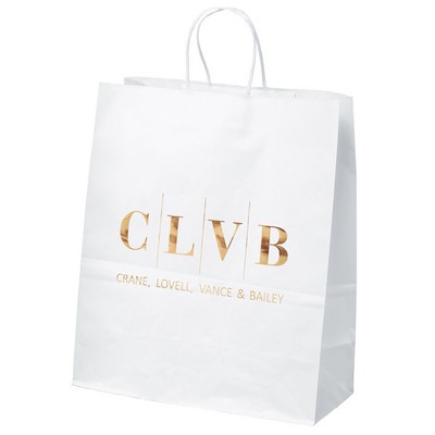 Citation - White Shopper - Foil Print