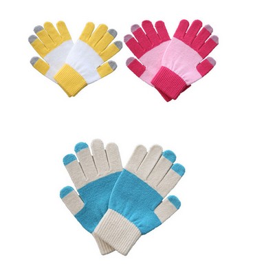 Colorful Matching Touchscreen Gloves