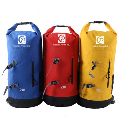 20L Dry Bag Or Waterproof Bag For Water Sports Use It In Winter As A Snowboard Backpack