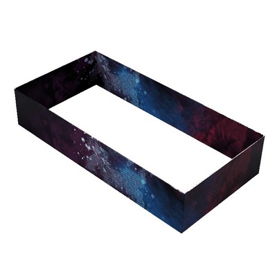 WaveLine® Rectangular Hanging Sign Kit w/Frame & Single Sided Graphics (20'x3'x10')