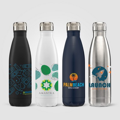 Ibiza - 16 oz. Double-Wall Stainless Bottle - Full-Color Inkjet