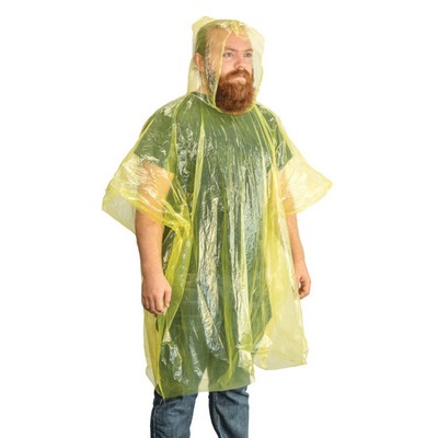 Yellow Emergency Poncho (50" x 40")