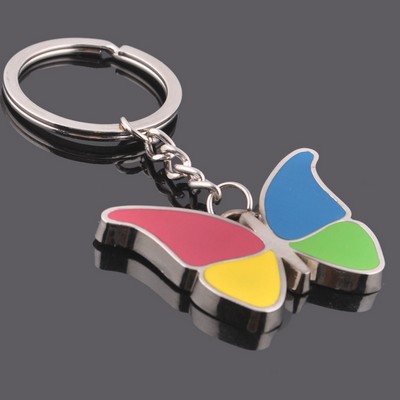 Colorful Butterfly Shaped Key Chain