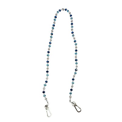 Mask Holder Blue Crystal