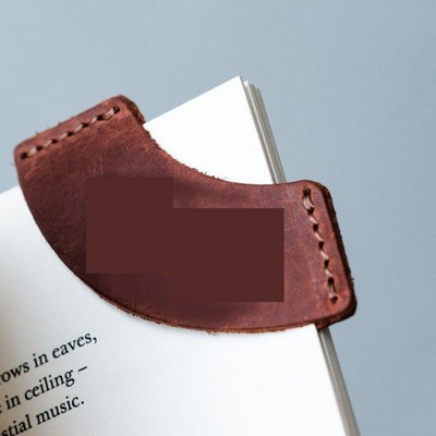 PU Leather Corner Bookmark